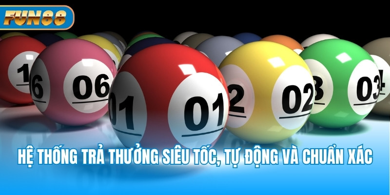 Hệ thống trả thưởng siêu tốc, tự động và chuẩn xác