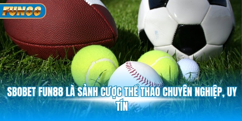 SBOBET Fun88 là sảnh cược thể thao chuyên nghiệp, uy tín; 